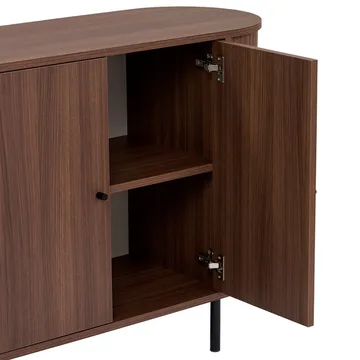 Haulover Konsolbord 180 cm - Valnöt/Svart - Förvaring - Förvaringsmöbler - Sideboard & skänk