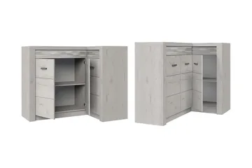 Indianapolis Skänk 131x42x104 cm - Mörk ask - Förvaring - Förvaringsmöbler - Sideboard & skänk