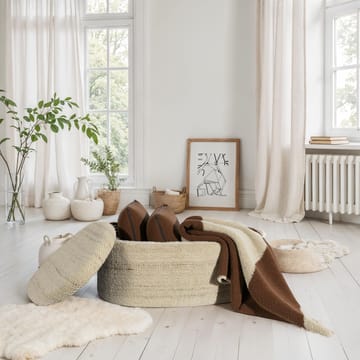 Ivoara Pall 81 cm Oval - brunbeige - Förvaring - Förvaringsmöbler - Förvaringskista