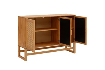 Jolene Skänk i Trä med Rottingdetaljer - Brun - Förvaring - Förvaringsmöbler - Sideboard & skänk