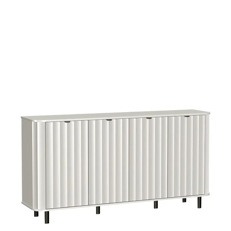 Joriel Skänk 177 cm, Vit|svart