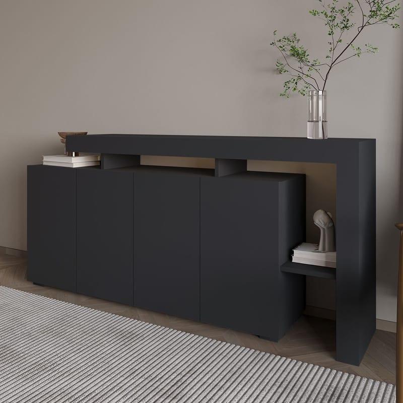 Jurukovo Konsolbord 170 cm - Antracit - Förvaring - Förvaringsmöbler - Sideboard & skänk