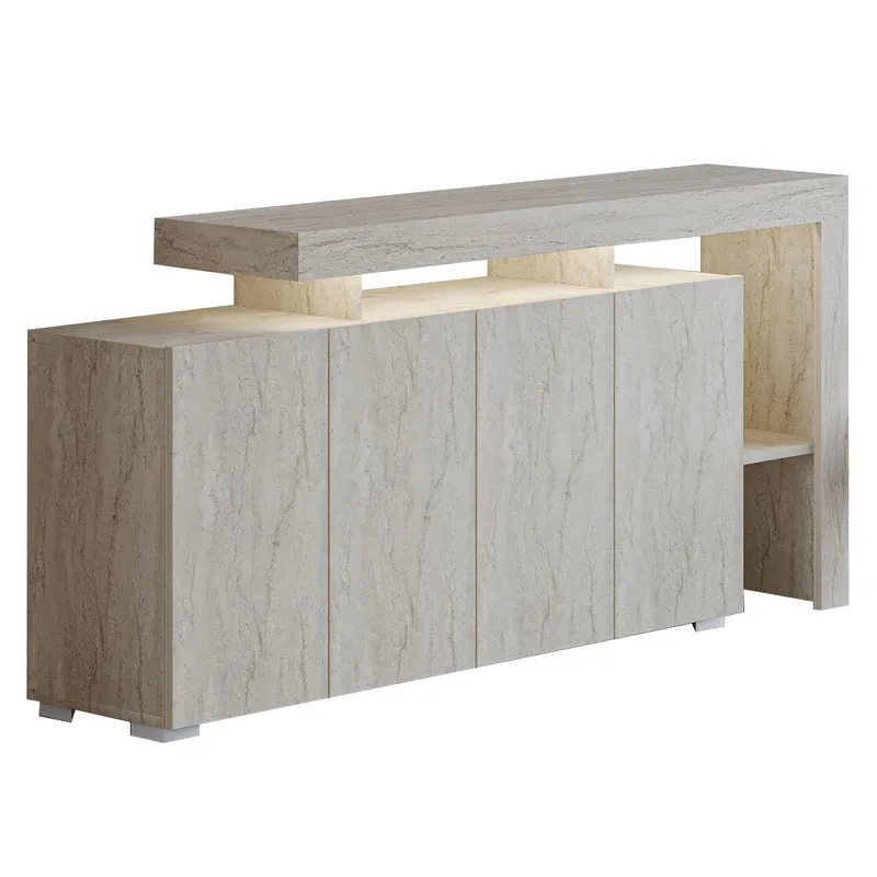 Jurukovo Konsolbord 170 cm - Travertin - Förvaring - Förvaringsmöbler - Sideboard & skänk