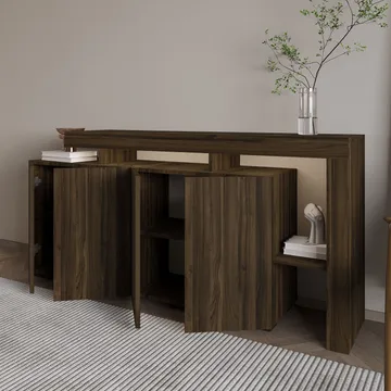 Jurukovo Konsolbord 170 cm - Valnöt - Förvaring - Förvaringsmöbler - Sideboard & skänk