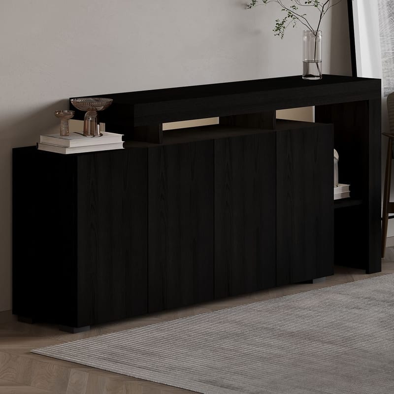 Jurukovo Konsolbord 170 cm - Wood Black - Förvaring - Förvaringsmöbler - Sideboard & skänk