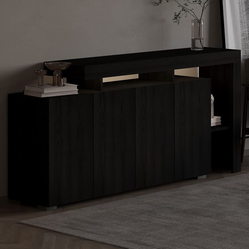 Jurukovo Konsolbord 170 cm - Wood Black - Förvaring - Förvaringsmöbler - Sideboard & skänk