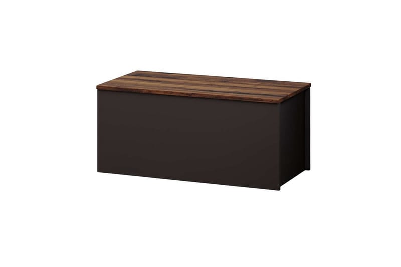 Kamiloba Hörnbyrå 90 cm, Antracit/Valnöt