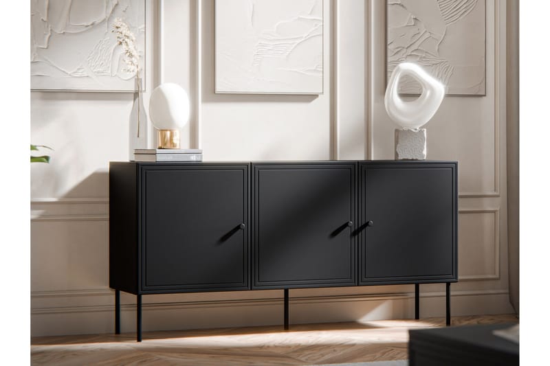 Laholm Byrå 151 cm - Svart - Förvaring - Förvaringsmöbler - Byrå