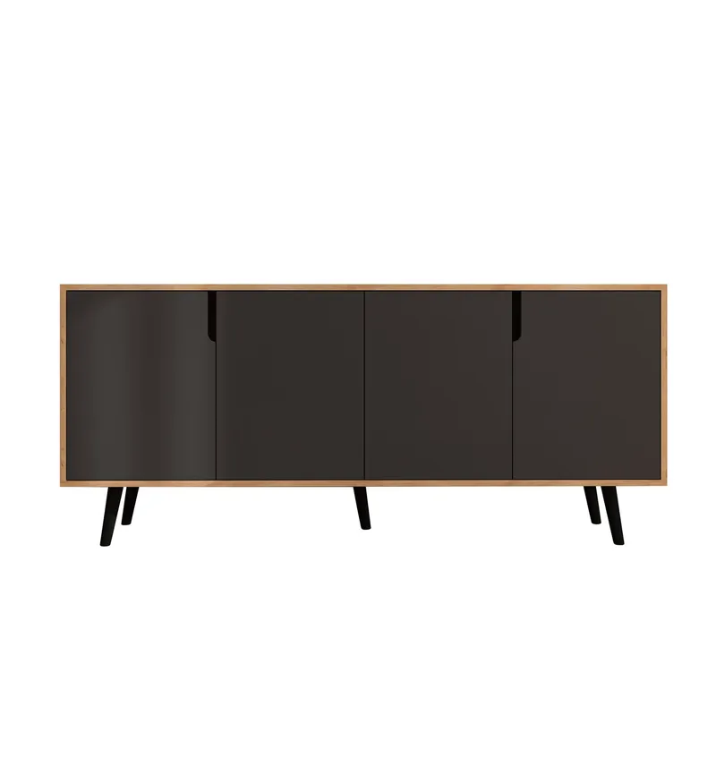 Latinara Konsolbord 180 cm - Sapphire Oak, Antracit - Förvaring - Förvaringsmöbler - Sideboard & skänk
