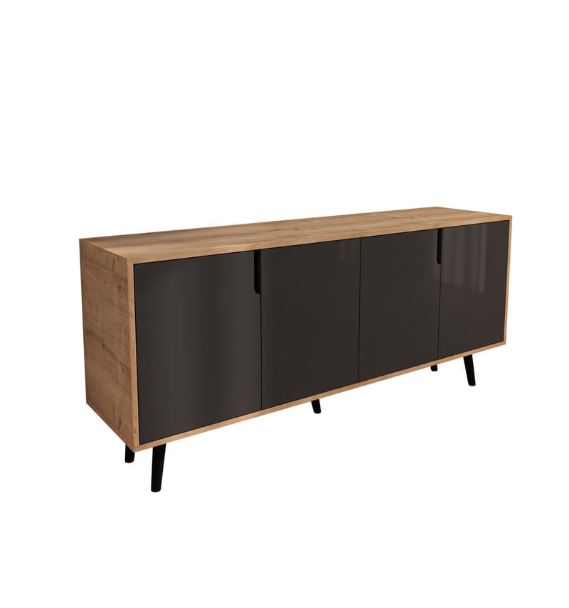 Latinara Konsolbord 180 cm - Sapphire Oak, Antracit - Förvaring - Förvaringsmöbler - Sideboard & skänk