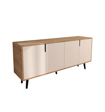 Latinara Konsolbord 180 cm - Sapphire Oak, Vit - Förvaring - Förvaringsmöbler - Sideboard & skänk