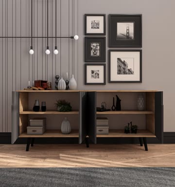 Latinara Konsolbord 180 cm - Sapphire Oak/Antracit - Förvaring - Förvaringsmöbler - Sideboard & skänk