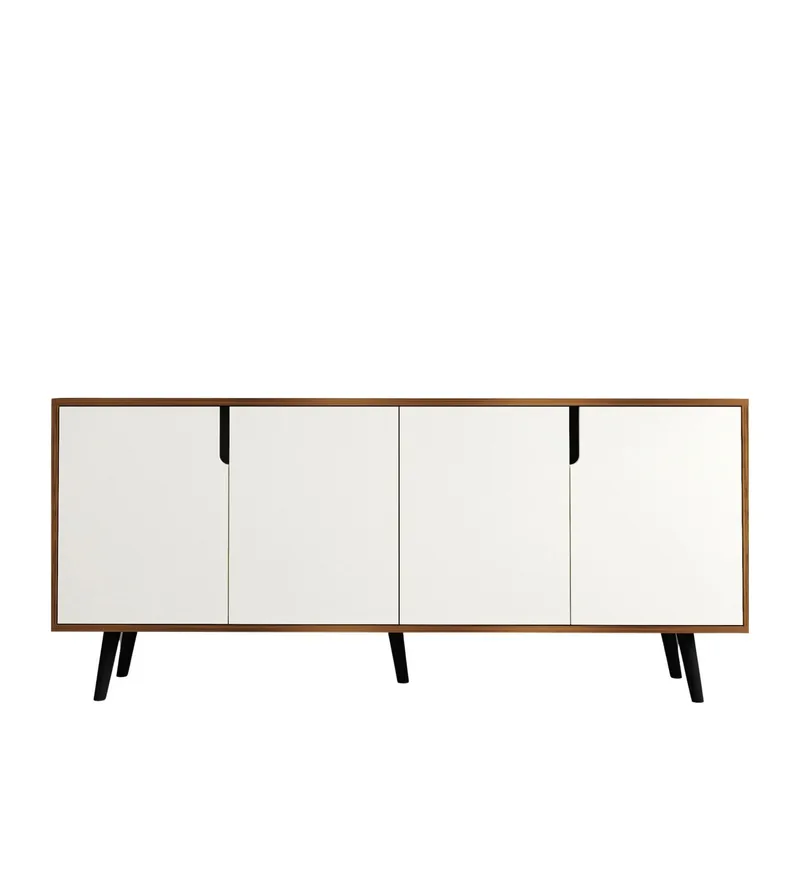 Latinara Konsolbord 180 cm - Valnöt och vit - Förvaring - Förvaringsmöbler - Sideboard & skänk