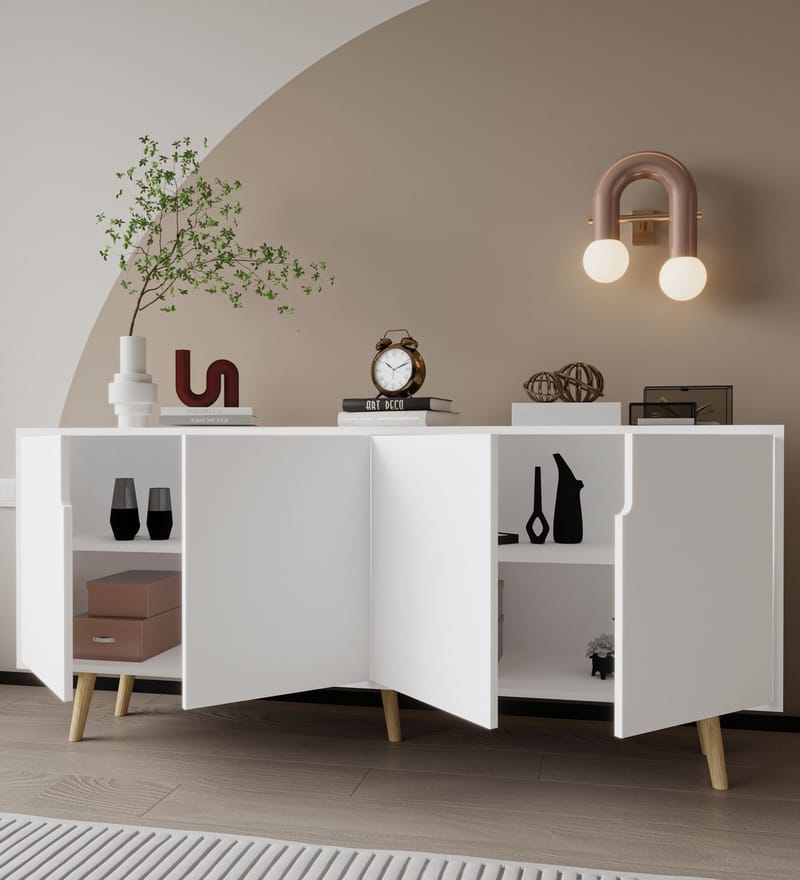 Latinara Konsolbord 180 cm - Vit - Förvaring - Förvaringsmöbler - Sideboard & skänk