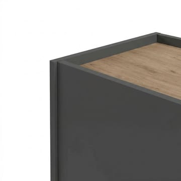 Lomar Konsol 150x82,9x40,5 cm - Antracit/Naturlig ek svart - Förvaring - Förvaringsmöbler - Sideboard & skänk