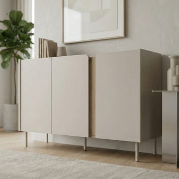 Lomar Konsol 150x82,9x40,5 cm - santsten naturlig ek - Förvaring - Förvaringsmöbler - Sideboard & skänk