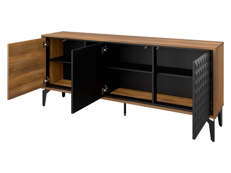 Lorvenn Skänk 190x40 cm - Brun/Svart - Förvaring - Förvaringsmöbler - Sideboard & skänk