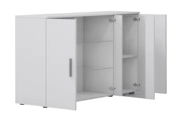 Lyrosen Skänk 120 cm i Trä med Glasdörr - Beige - Förvaring - F örvaringsmöbler - Sideboard & skänk