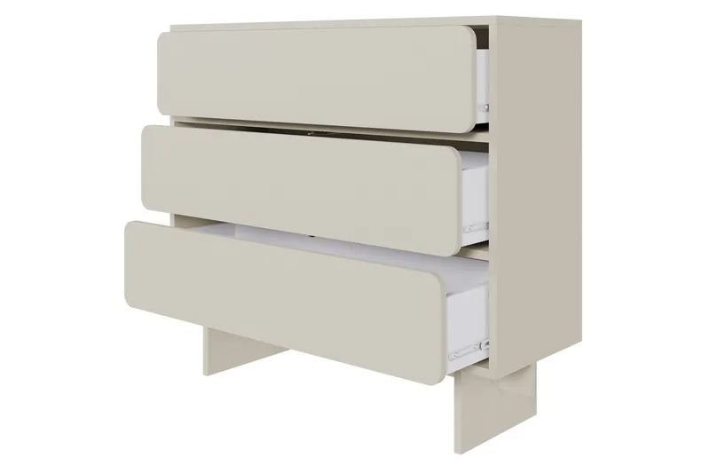 Marinport Byrå 101 cm - Beige - Förvaring - Förvaringsmöbler - Byrå