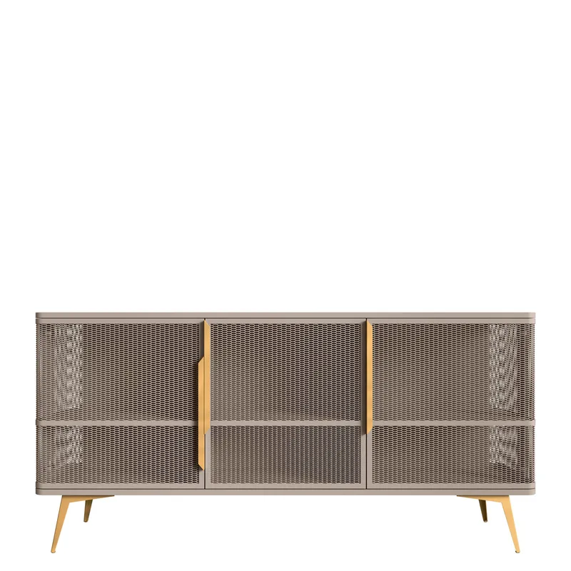 Mireva Skänk 180 cm - beige/guld - Förvaring - Förvaringsmöbler - Sideboard & skänk