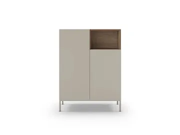Morlen Sideboard 90x120x41,8 cm - Santstone och naturlig ek - Förvaring - Förvaringsmöbler - Sideboard & skänk