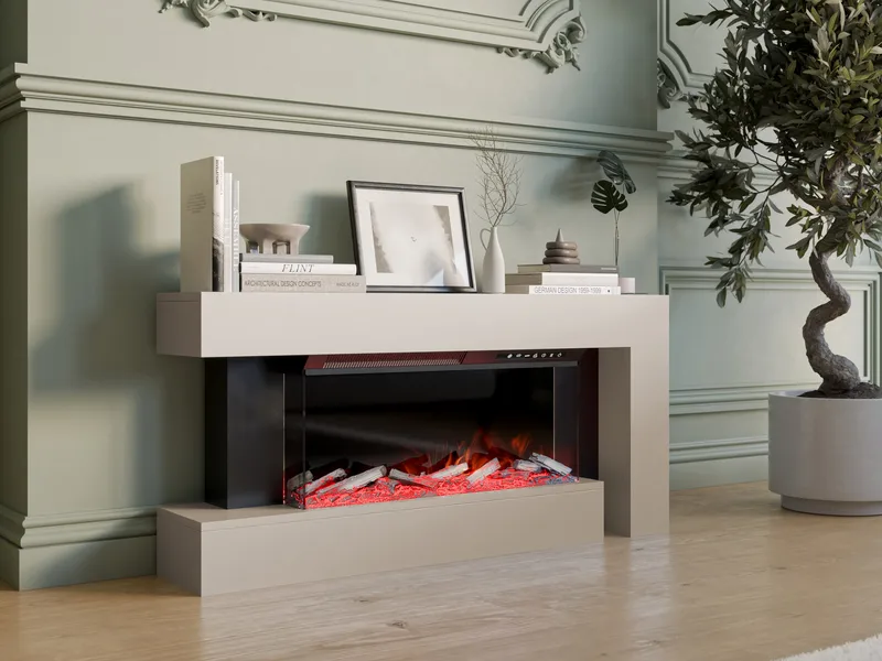 Morvyn Elektrisk Eldstad 120 cm - Inredning - Kaminer - Kamin utan skorsten - Elkaminer