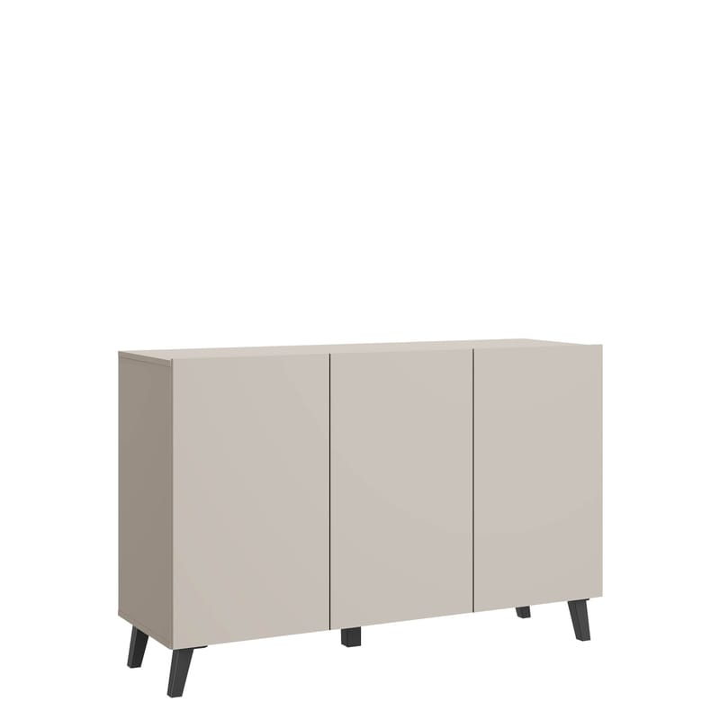 Orvik Skänk 120 cm i Trä med Metallben, Beige