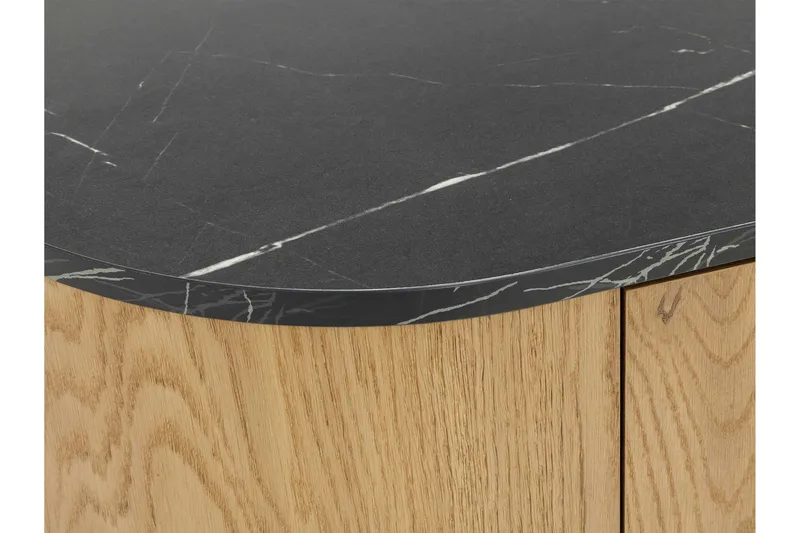 Pantego Skänk 184x40 cm i Trä med Metallben - Brun - Förvaring - Förvaringsmöbler - Sideboard & skänk