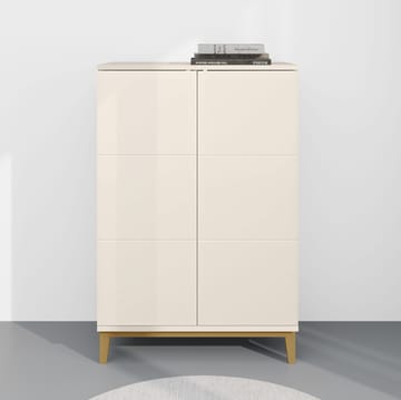 Pelle Högskåp 80x121 cm - Kashmir och ek - Förvaring - Förvaringsmöbler - Sideboard & skänk