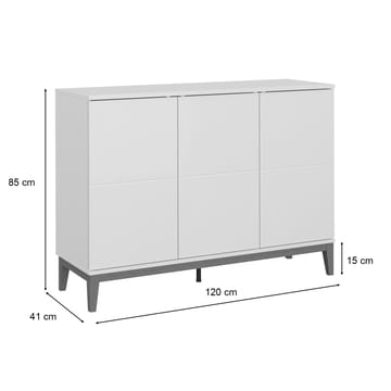 Pelle Skänk 120x85 cm - Kashmir och ek - Förvaring - Förvaringsmöbler - Sideboard & skänk
