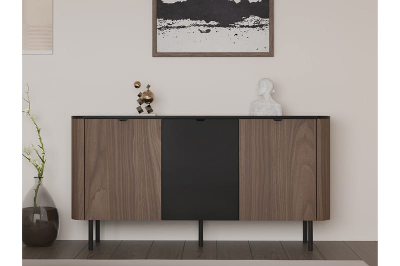 Pollena Skänk 151x39 cm - Brun - Förvaring - Förvaringsmöbler - Sideboard & skänk