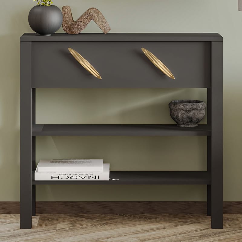 Relon Byrå 90x85x30 cm - Antracit - Förvaring - Förvaringsmöbler - Sideboard & skänk