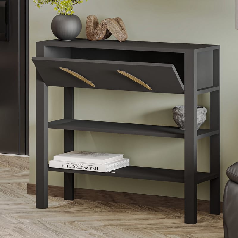 Relon Byrå 90x85x30 cm - Antracit - Förvaring - Förvaringsmöbler - Sideboard & skänk