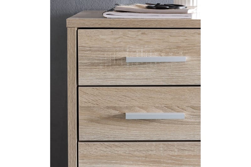 Rullkontejner Wohnling 5 lådor med hjul, folierad spånskiva, modern stil Sonoma - Sonoma - Förvaring - Förvaringsmöbler - Byrå - Hallbyrå