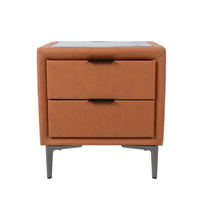 Sängbord Lena 50,5x41x54 cm - konjaksbrun - Möbler - Bord & matgrupper - Avlastningsbord - Sängbord & nattduksbord