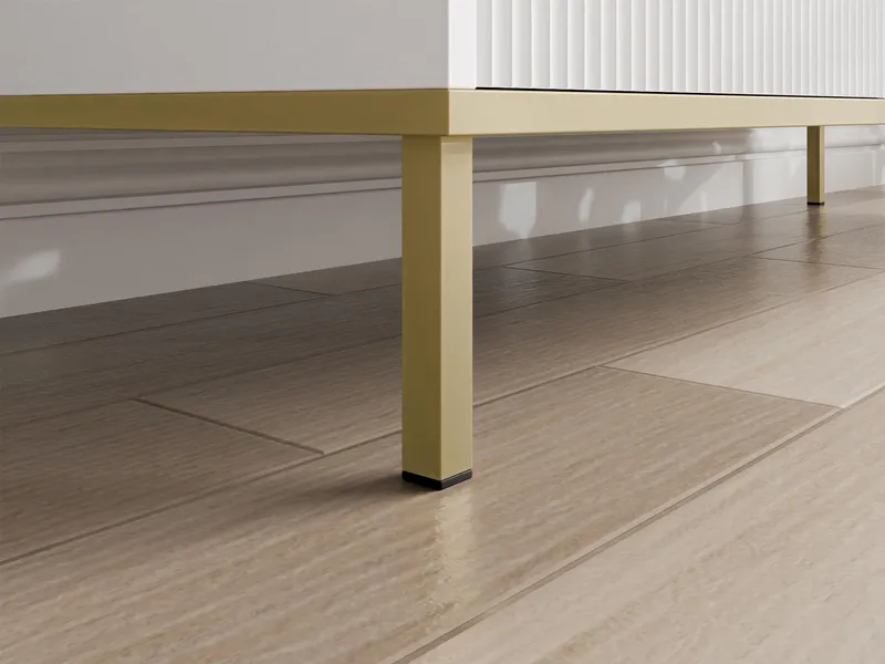 Salmor Skänk 135x42 cm - Vit - Förvaring - Förvaringsmöbler - Sideboard & skänk