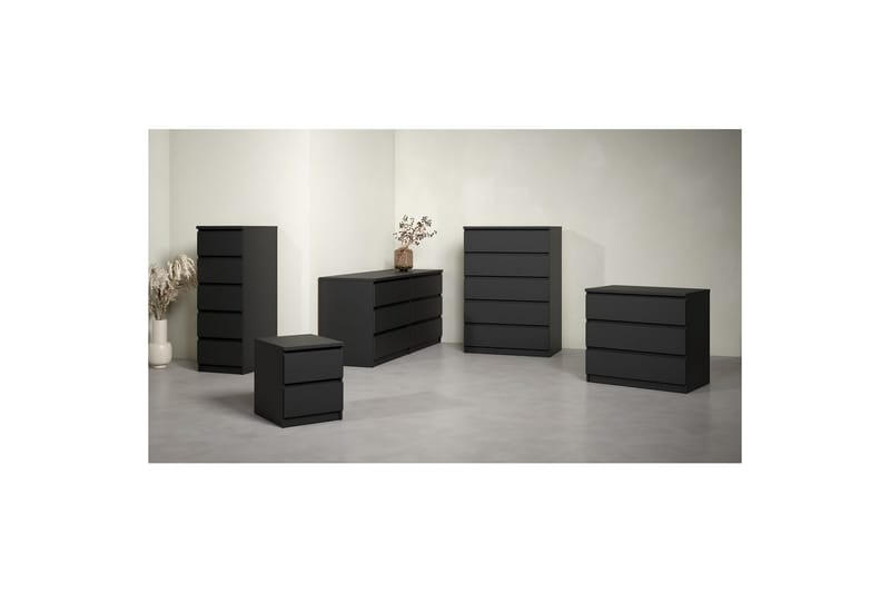 Salomns Byrå 77 cm - Svart - Förvaring - Förvaringsmöbler - Byrå - Hallbyrå