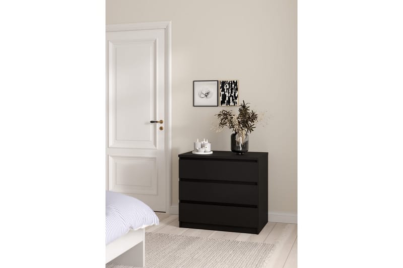 Salomns Byrå 77 cm - Svart - Förvaring - Förvaringsmöbler - Byrå