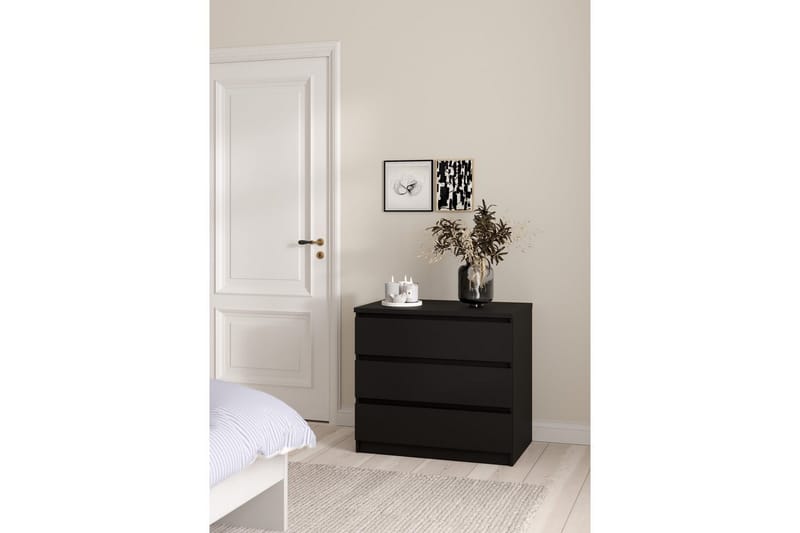 Salomns Byrå 77 cm - Svart - Förvaring - Förvaringsmöbler - Byrå - Hallbyrå