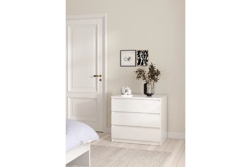 Salomns Byrå 77 cm - Vit - Förvaring - Förvaringsmöbler - Byrå - Hallbyrå