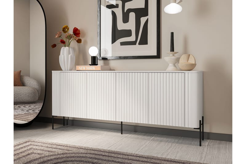 Sherie Skänk 190x40 cm - Svart - Förvaring - Förvaringsmöbler - Sideboard & skänk
