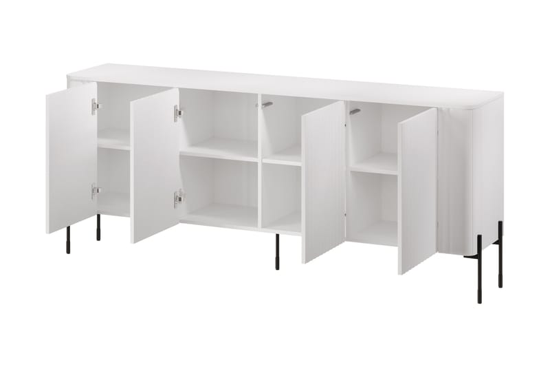 Sherie Skänk 190x40 cm - Vit - Förvaring - Förvaringsmöbler - Sideboard & skänk