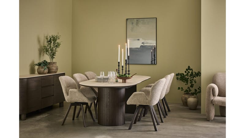 Sideboard Ödalen med Keramisk Topp - Brun lackad ekfaner - Förvaring - Förvaringsmöbler - Sideboard & skänk