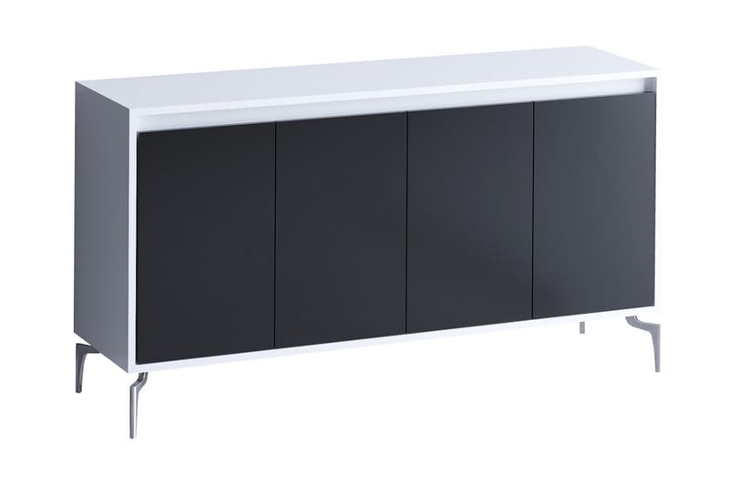 Sideboard 40x140 cm - Natur/Svart - Sideboard & skänk