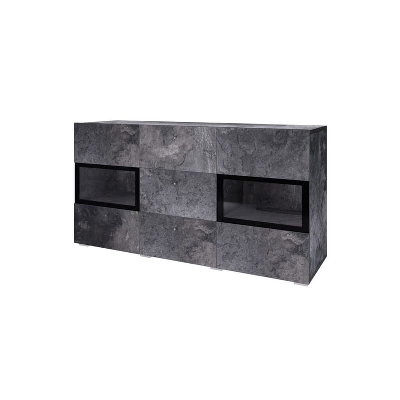 Sideboard Baros 2 Dörrar med 3 Lådor - Skiffer - Förvaring - Förvaringsmöbler - Sideboard & skänk