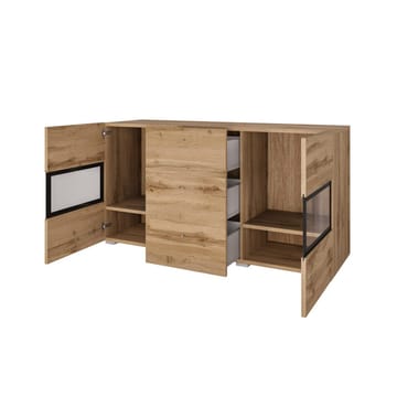 Sideboard Baros 2 Dörrar med 3 Lådor - Wotan Ek - Förvaring - Förvaringsmöbler - Sideboard & skänk