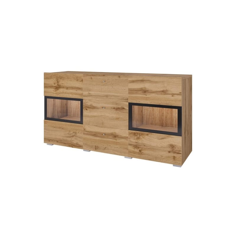 Sideboard Baros 2 Dörrar med 3 Lådor - Wotan Ek - Förvaring - Förvaringsmöbler - Sideboard & skänk
