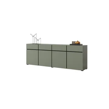 Sideboard Cross 4 dörrar med 4 lådor - Grön - Svart - Förvaring - Förvaringsmöbler - Sideboard & skänk