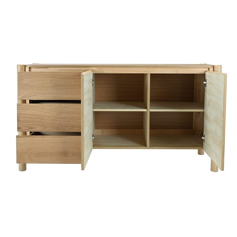 Sideboard Gardenia Ek 143x43x80,5 cm - Förvaring - Förvaringsmöbler - Sideboard & skänk