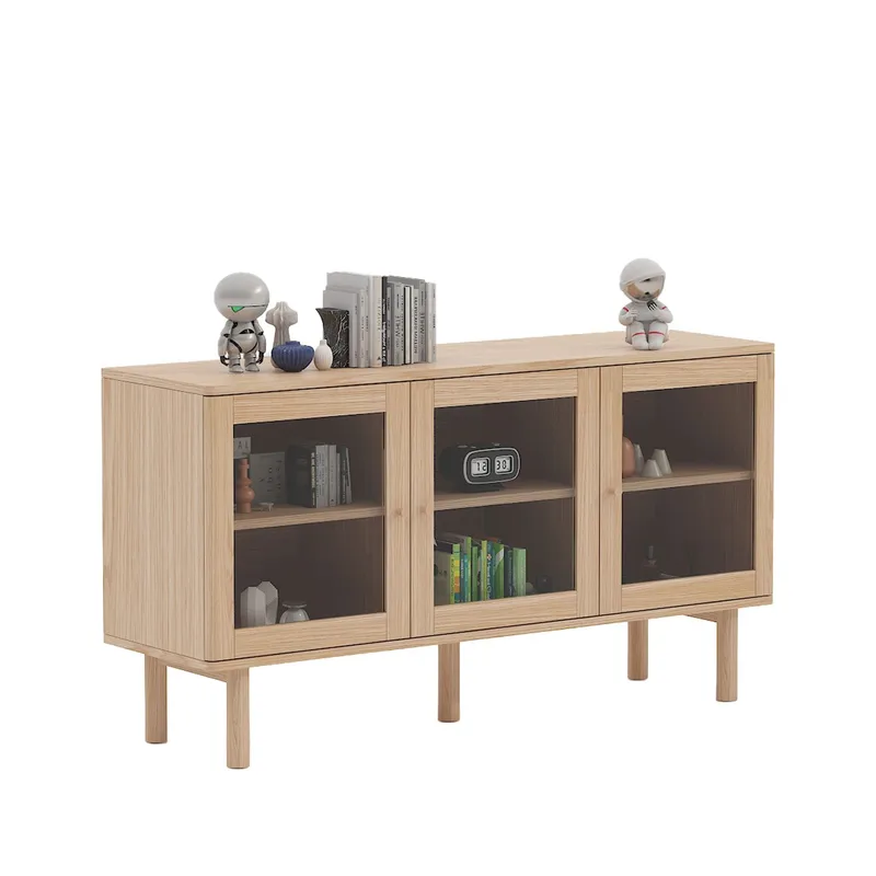 Sideboard Hansen Melamin 140x40x75 cm, ekfinish